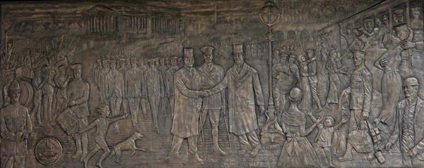 Liverpool Pals left Frieze