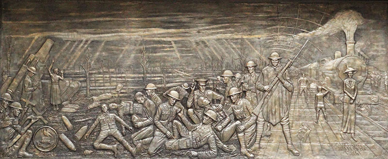 Liverpool Pals right Frieze