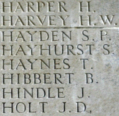 Stanley  Percy Hayden 